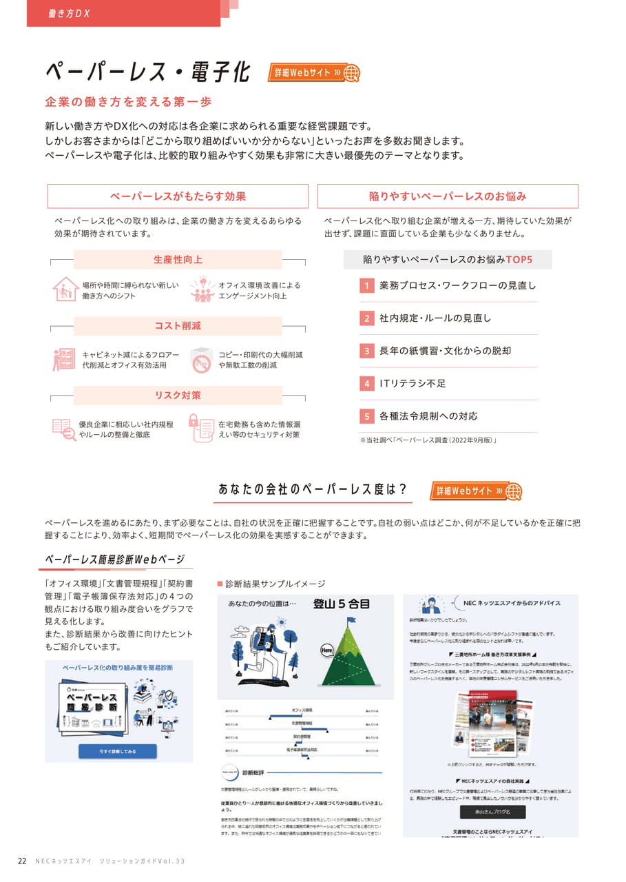 ペーパーレス・電子化