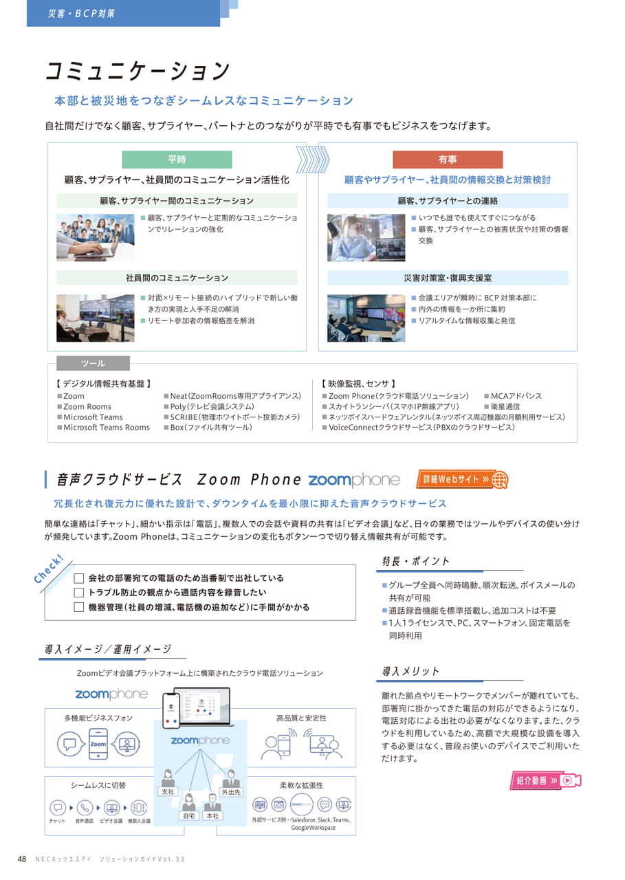 コミュニケーション/音声クラウドサービス  Zoom Phone