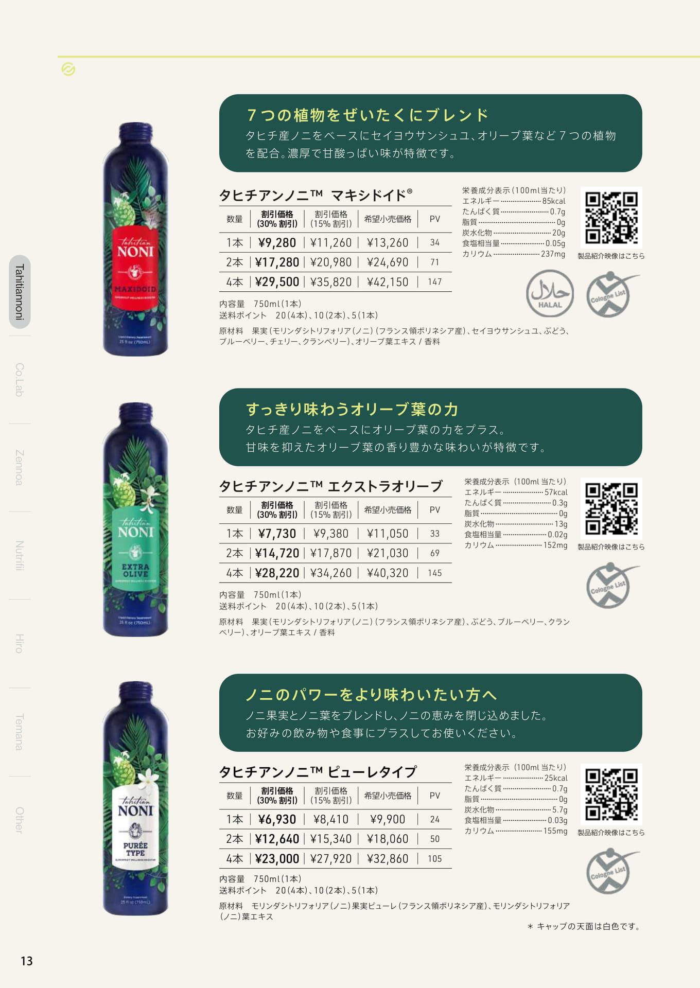 マキシドイド、エクストラオリーブ、ピューレタイプ