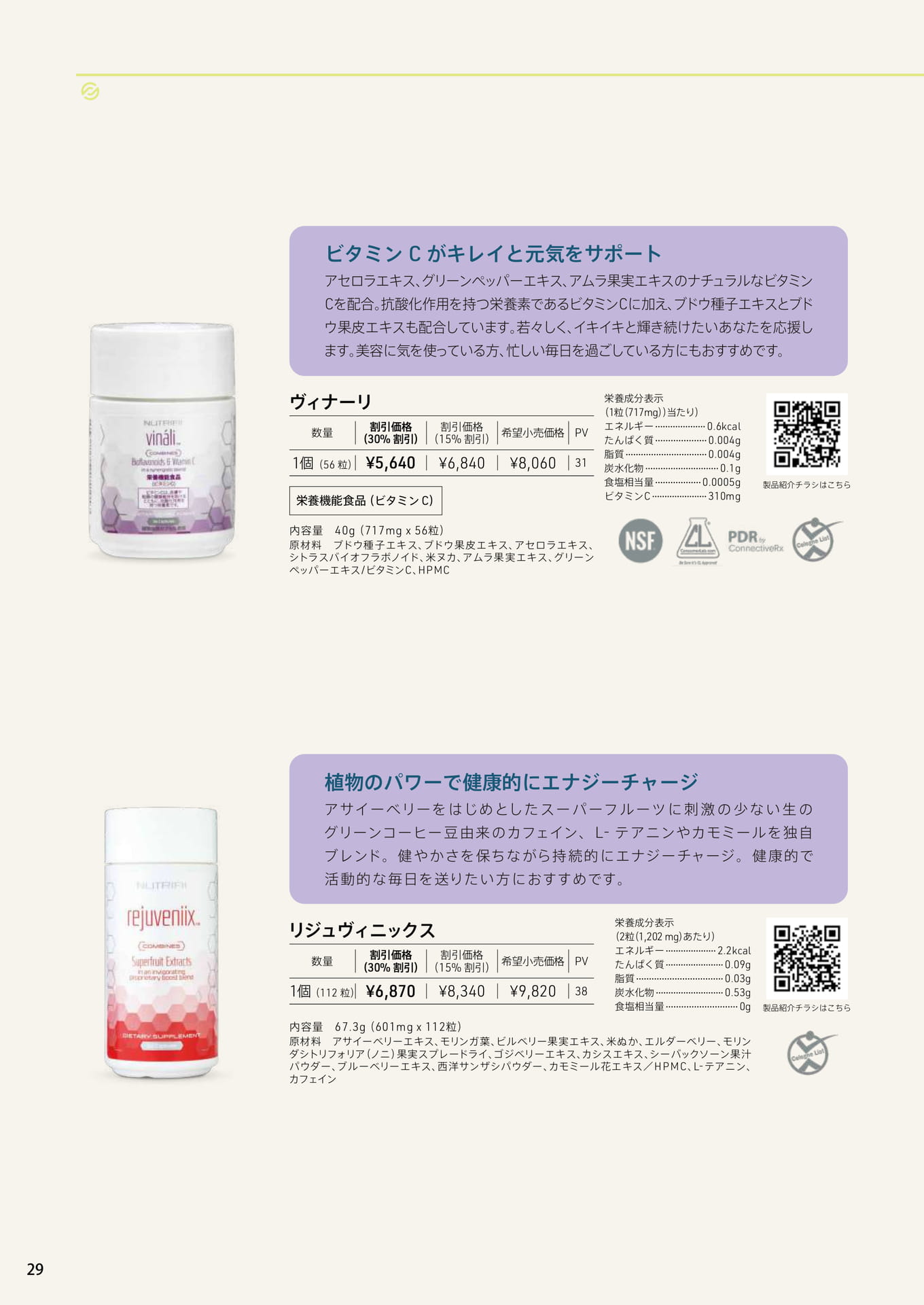 ヴィナーリ、リジュヴィニックス