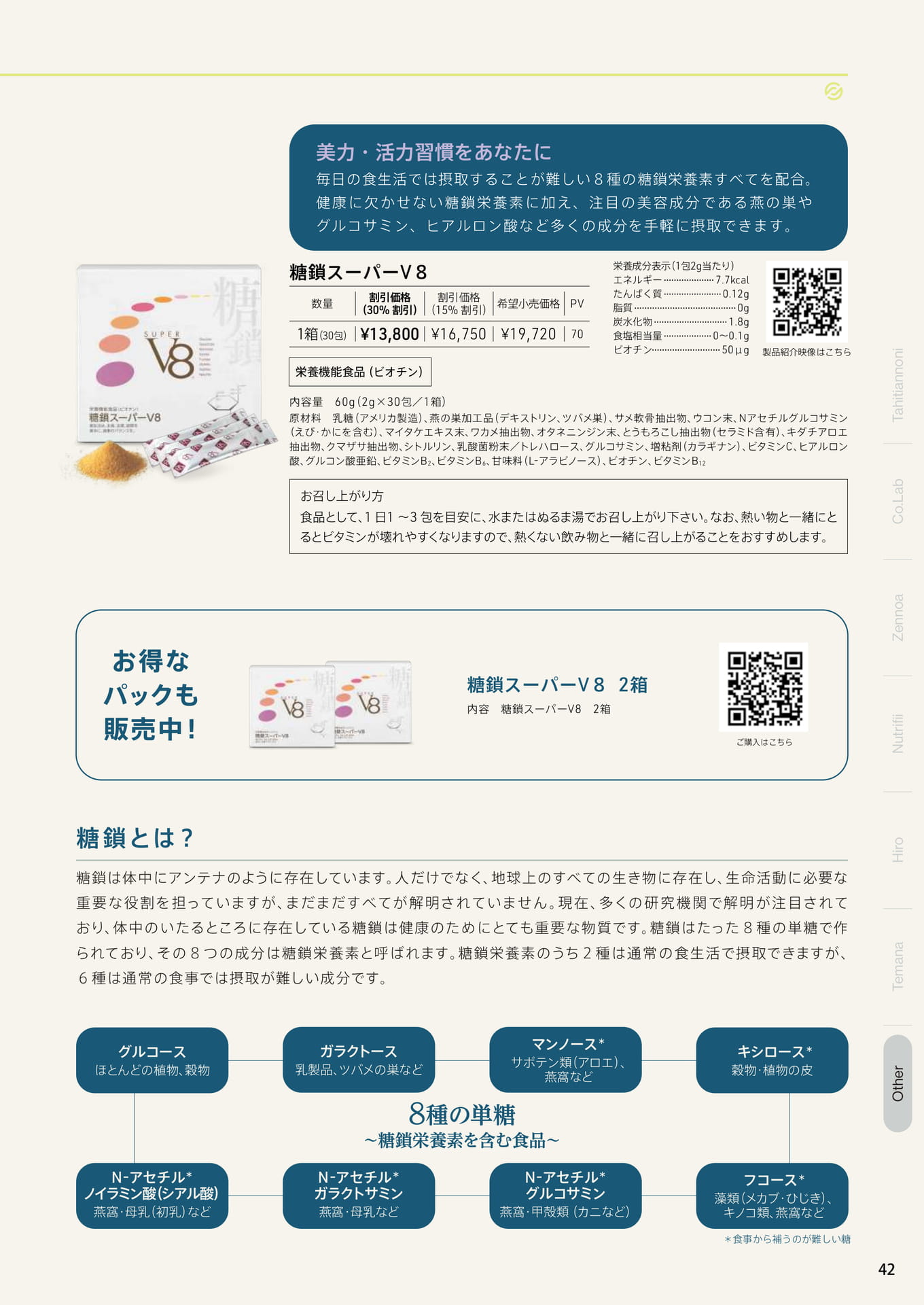 糖鎖スーパーV8