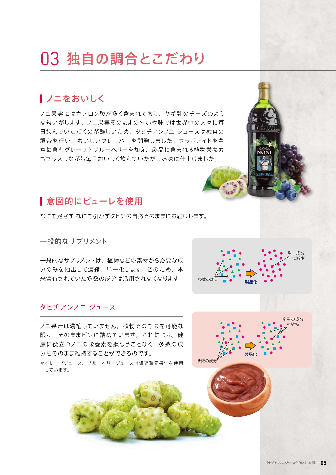 03 独自の調合とこだわり