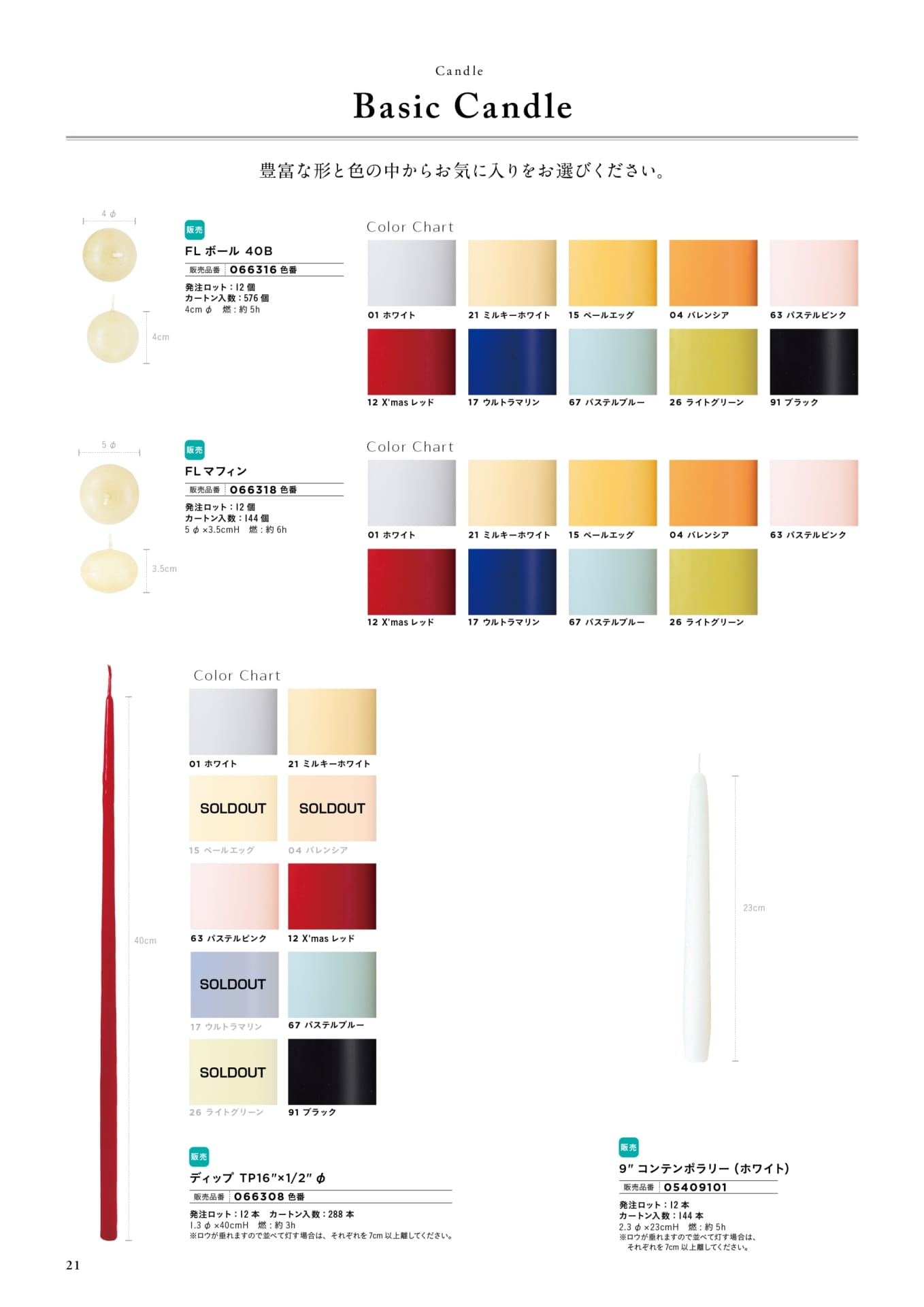 P21　Basic Candle