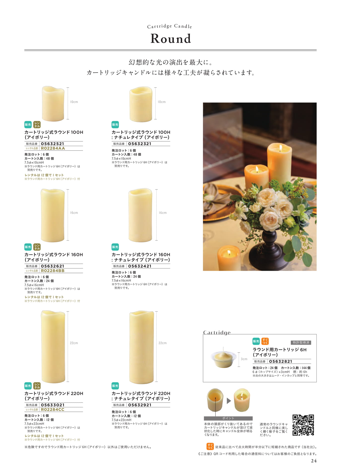 P24　Cartridge Candle