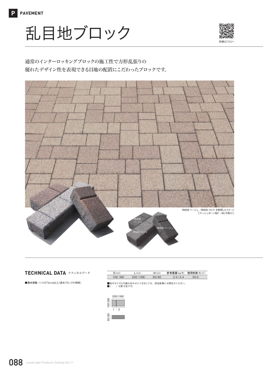 乱目地ブロック