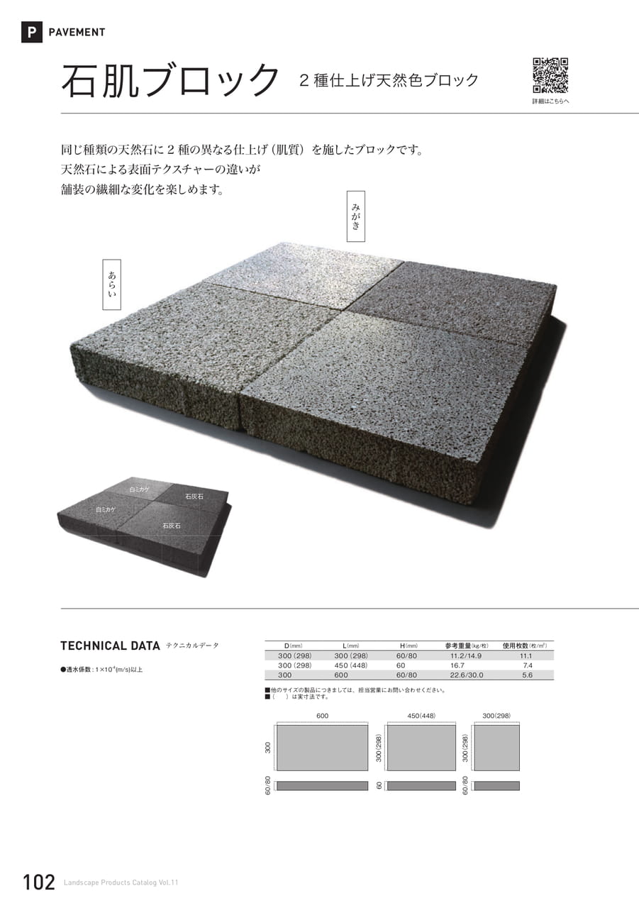 石肌ブロック