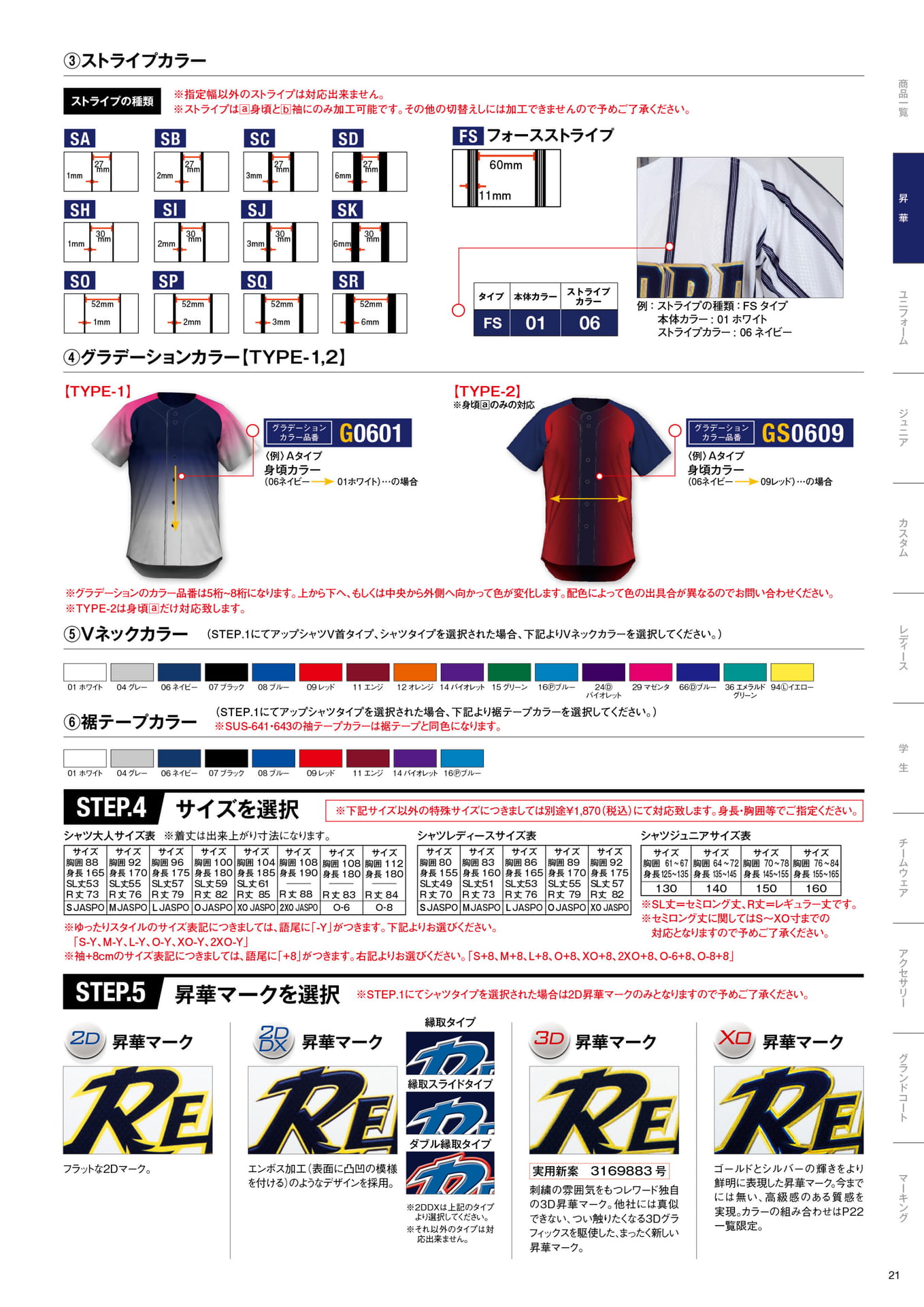 HIGH CLASS 昇華ユニフォーム オーダーメイドシステム VOL.3