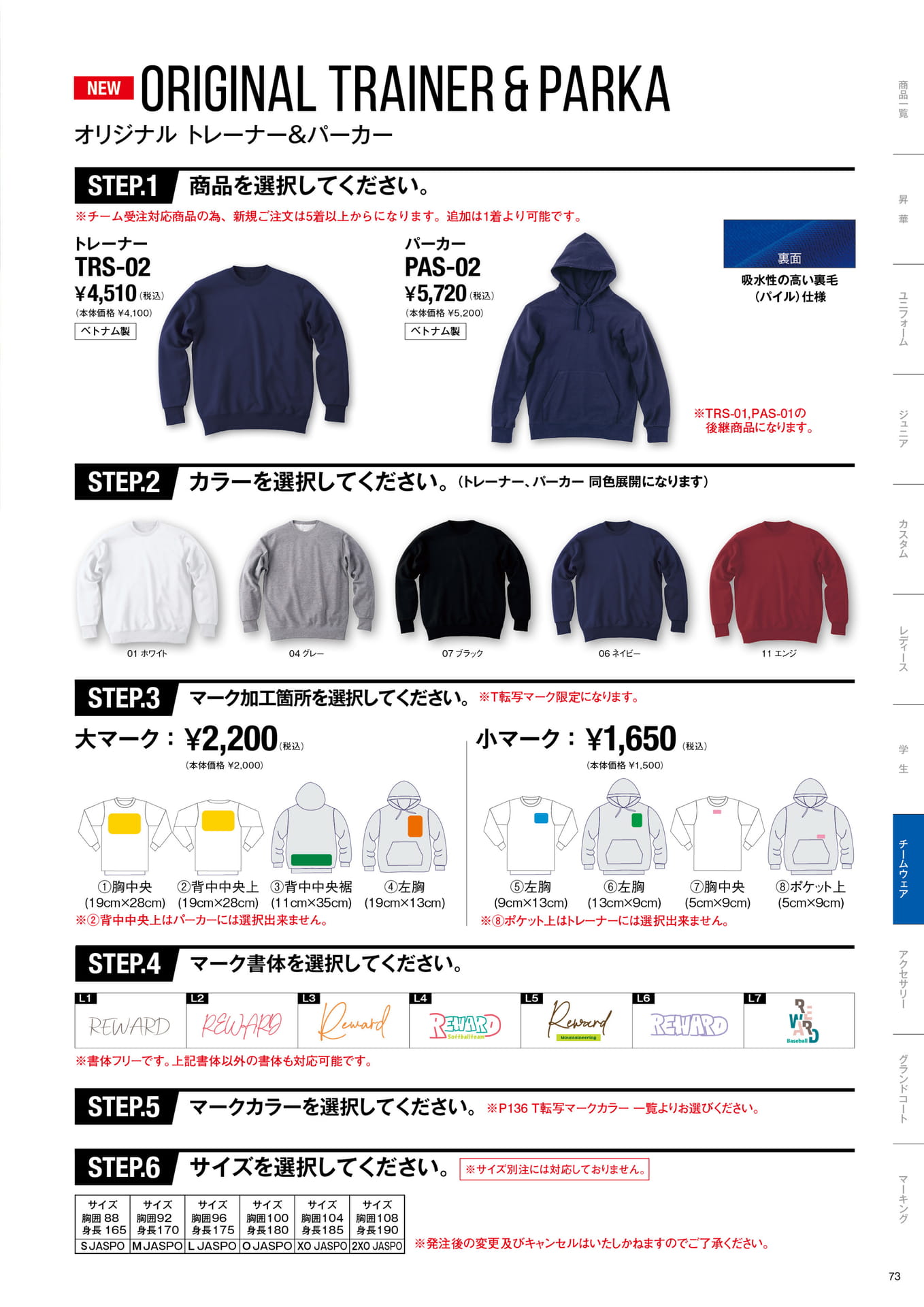 ORIGINAL TRAINER & PARKA