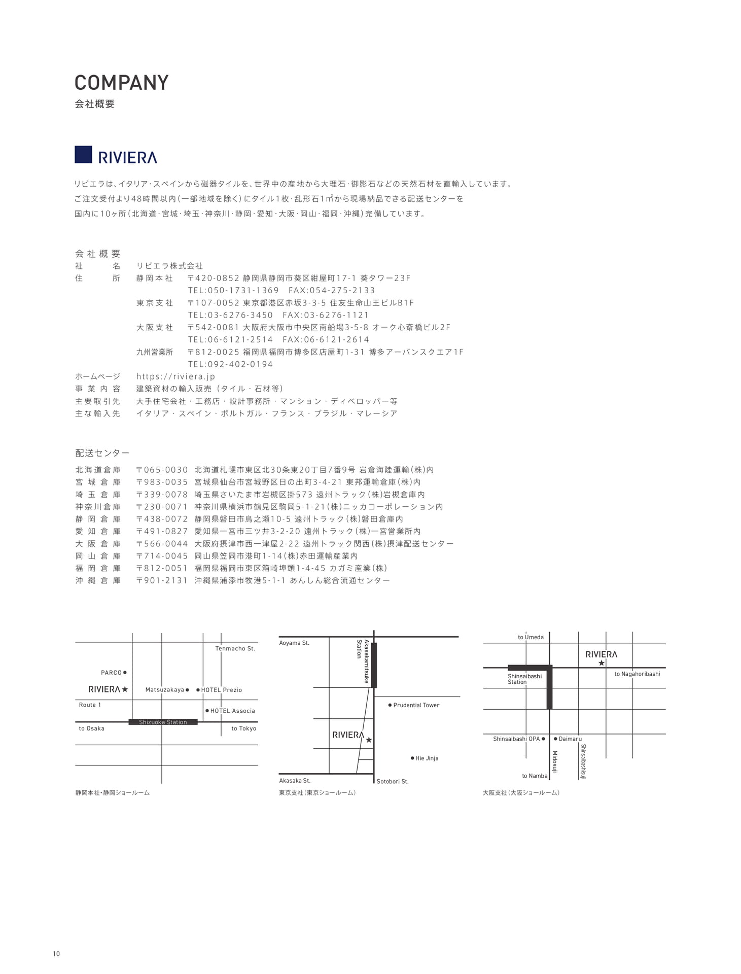 COMPANY 会社概要