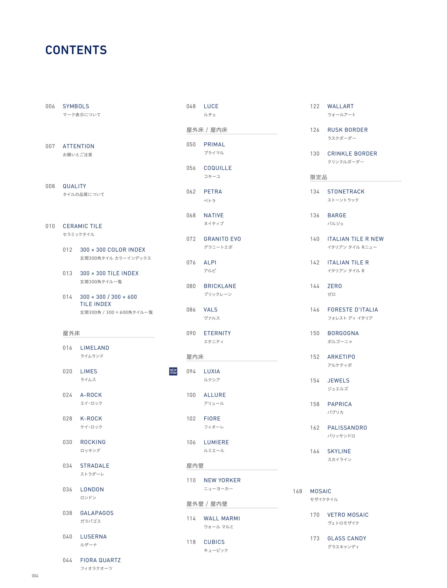 CONTENTS 