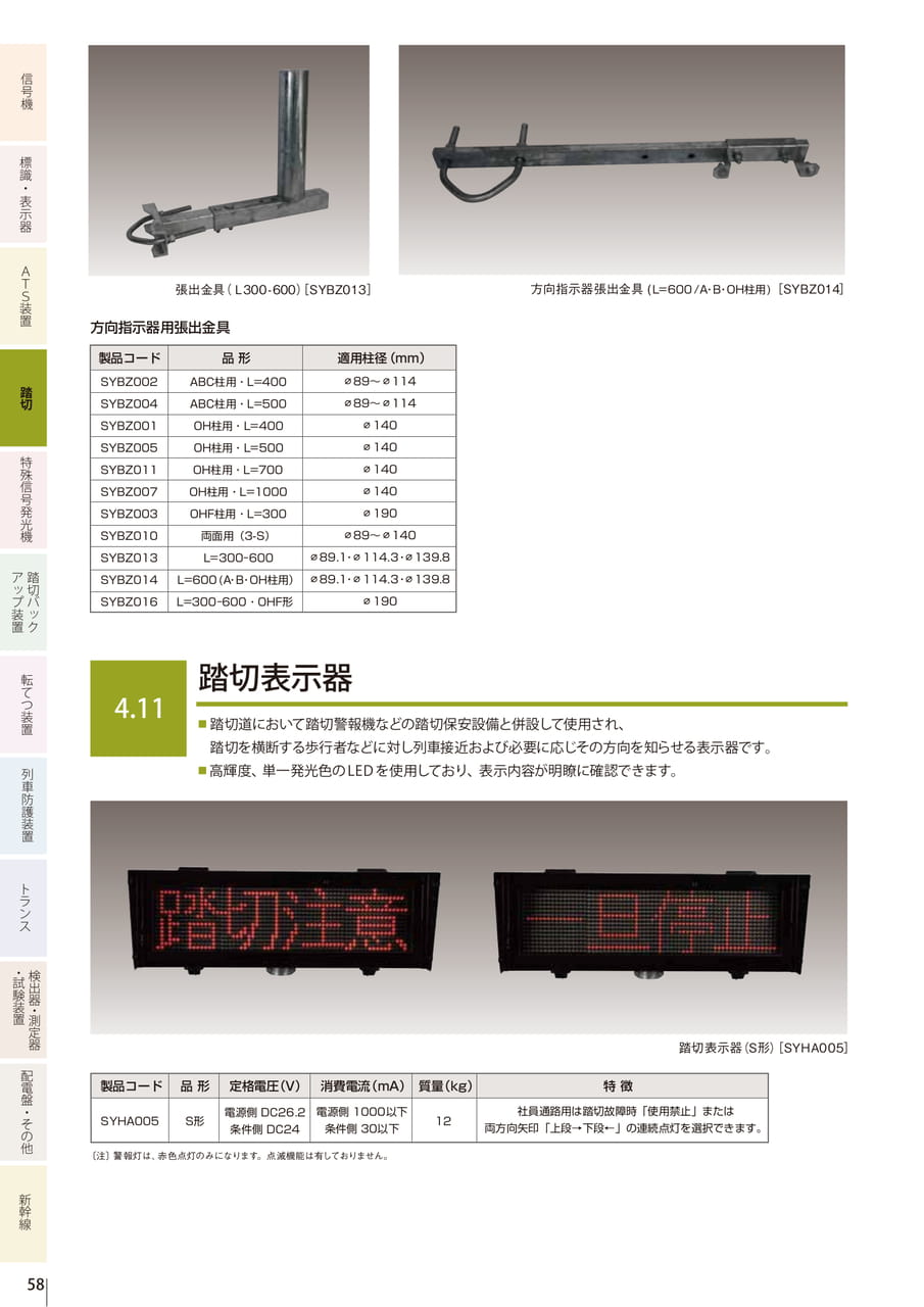 4.11 踏切表示器