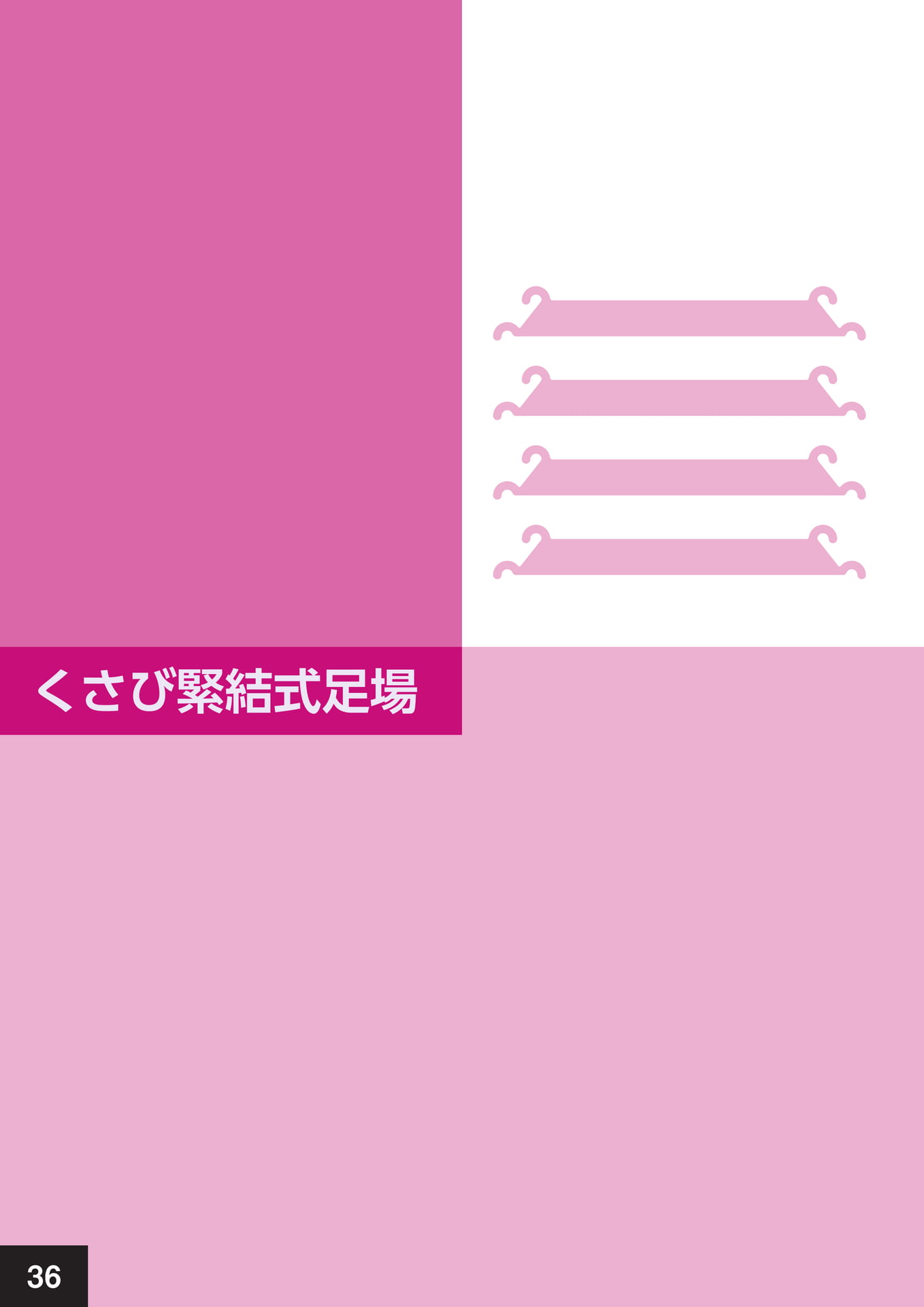 くさび緊結式足場