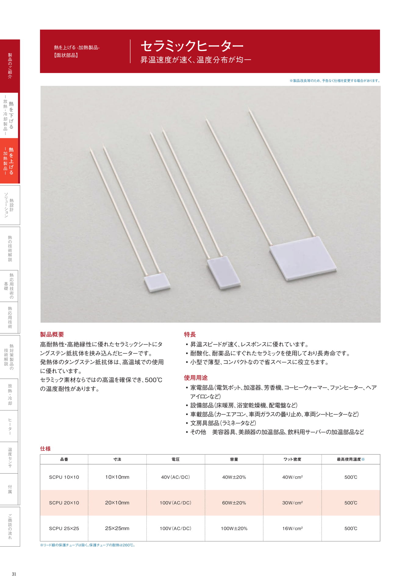 P.31　セラミックヒーター