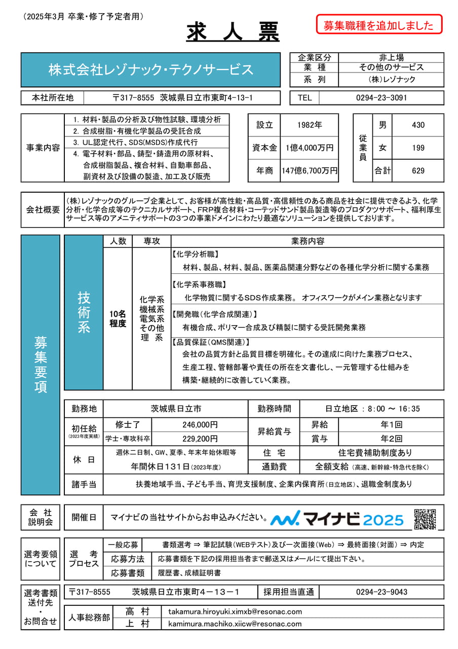 ㈱レゾナック・テクノサービス