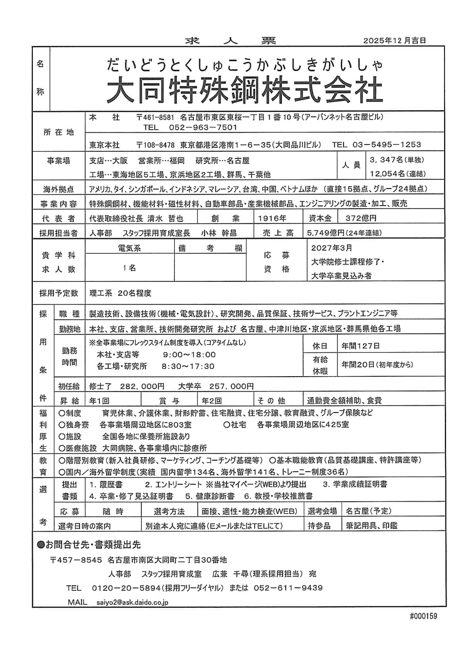 大同特殊鋼㈱