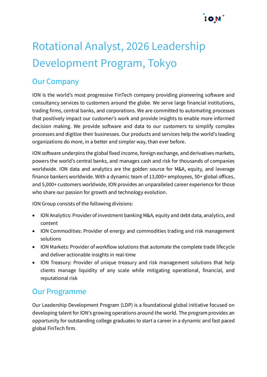 ION Group_Job Opportunities, Tokyo5