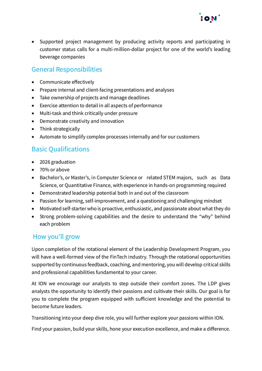 ION Group_Job Opportunities, Tokyo7