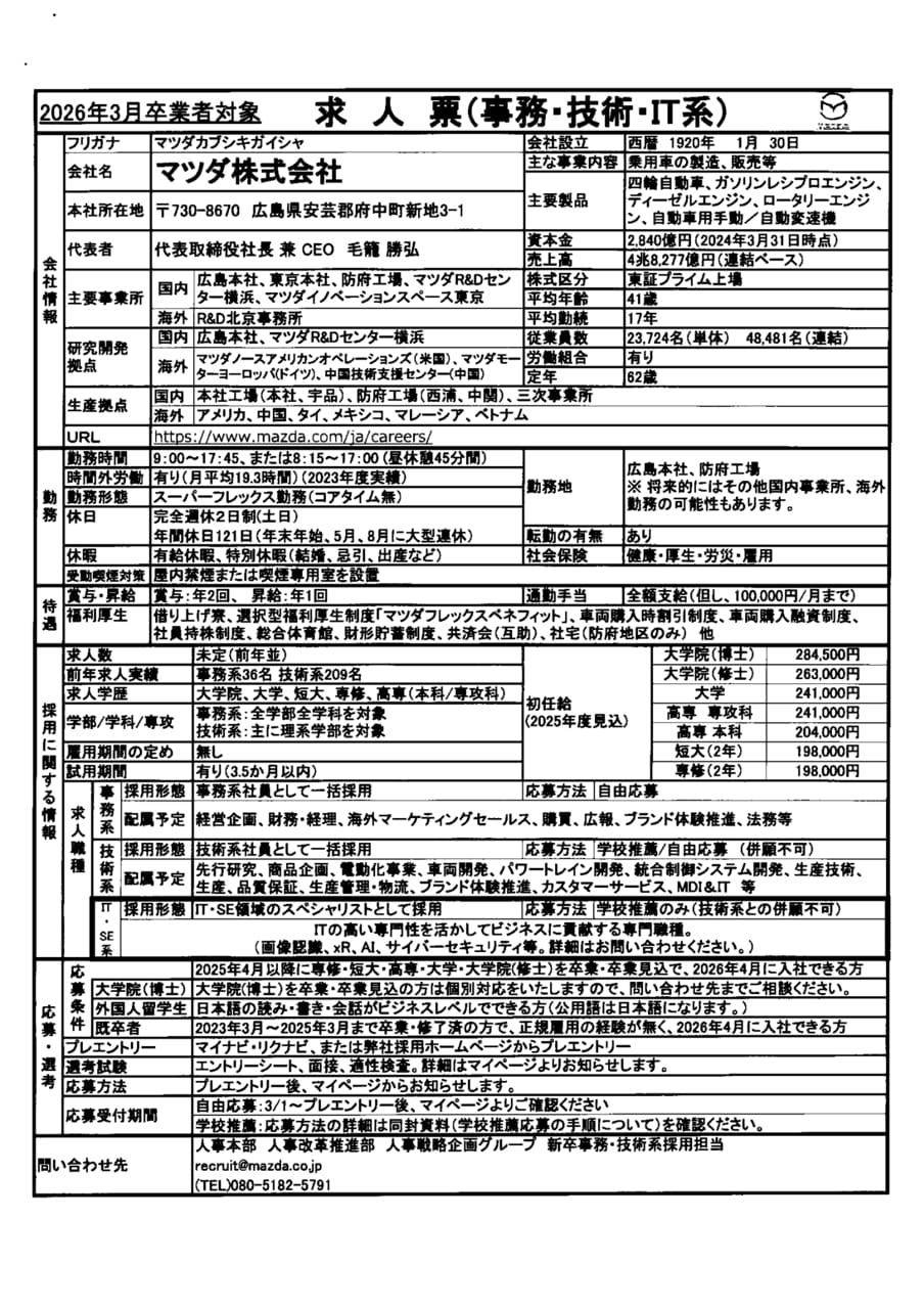マツダ株式会社