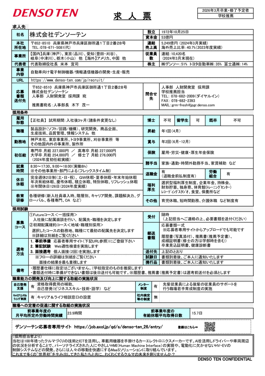 株式会社デンソーテン