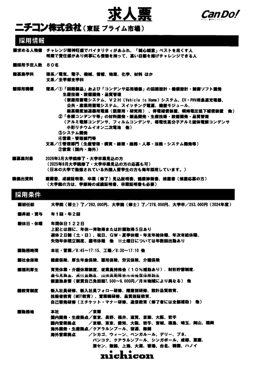 ニチコン株式会社
