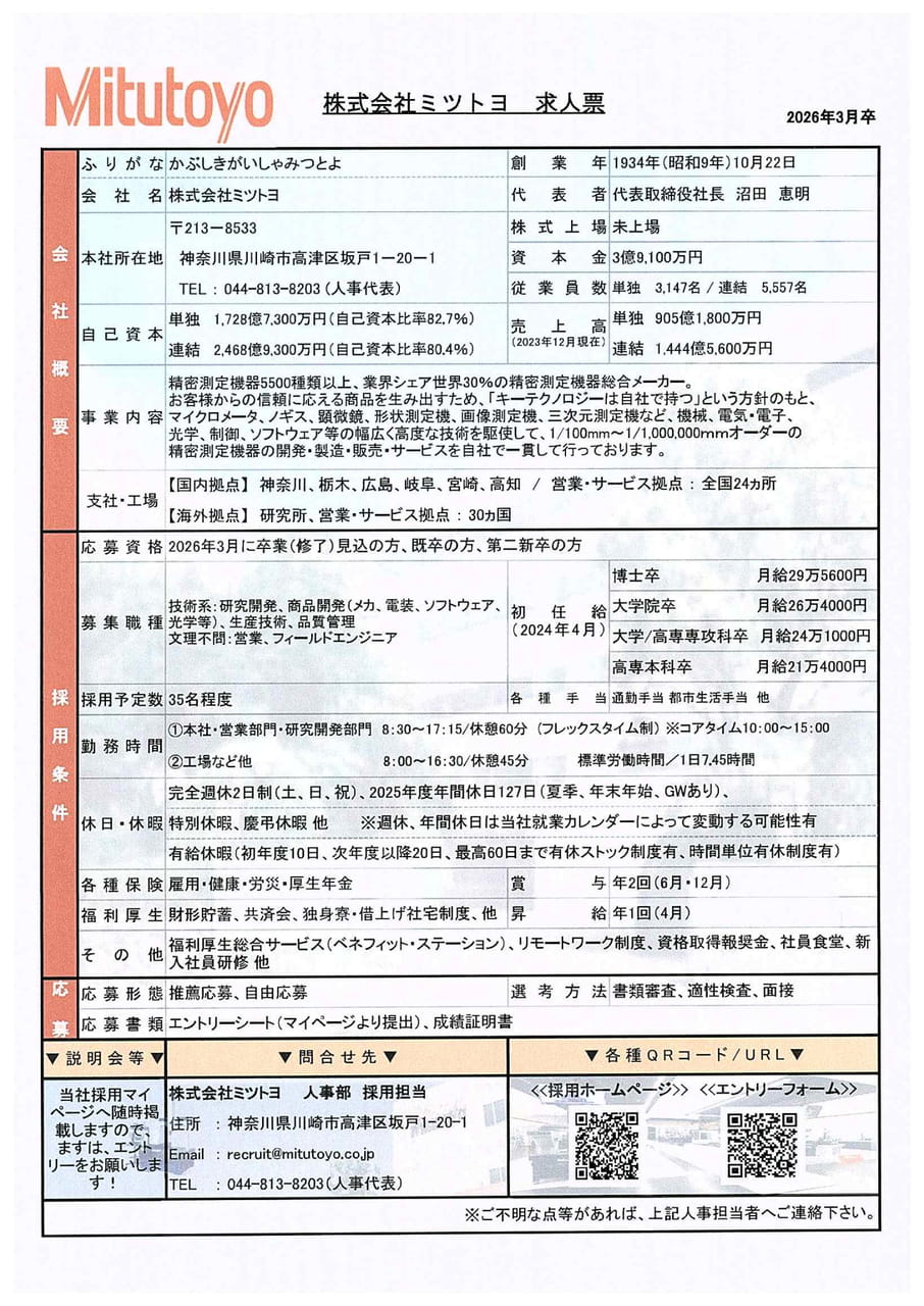 株式会社ミツトヨ