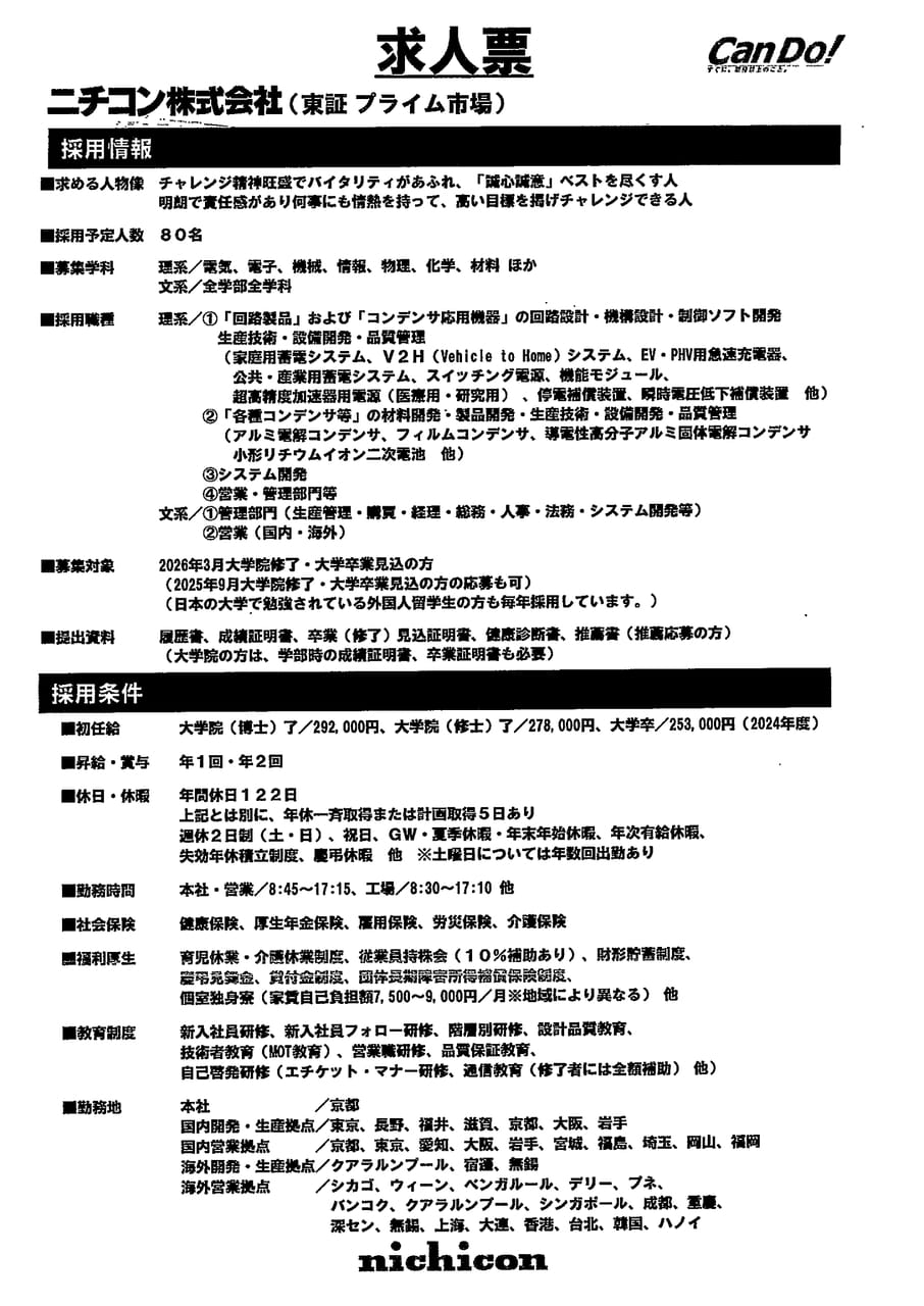 ニチコン株式会社