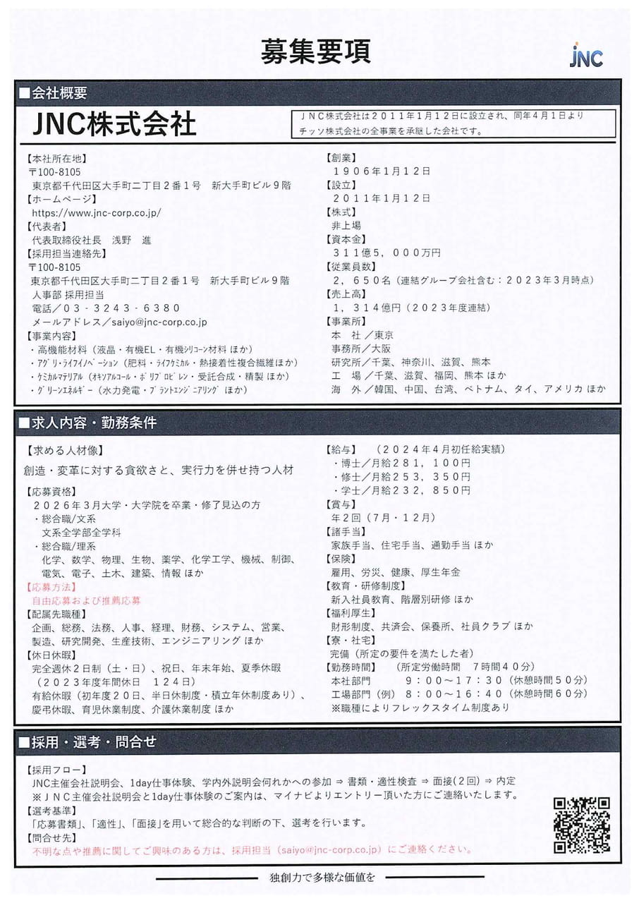 JNC株式会社