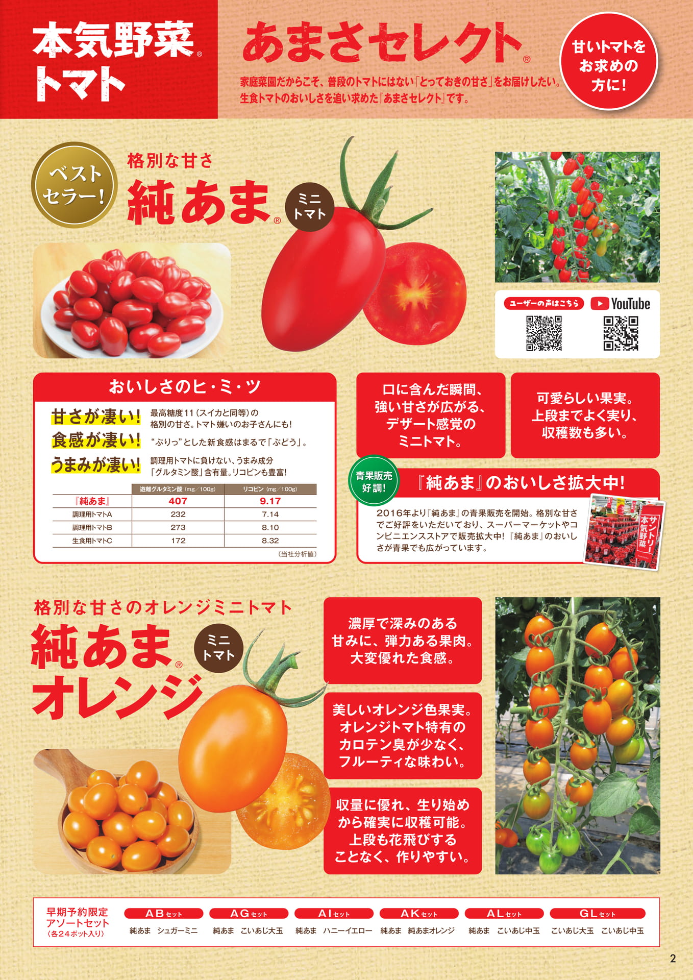 本気野菜トマト（2/6）あまさセレクト