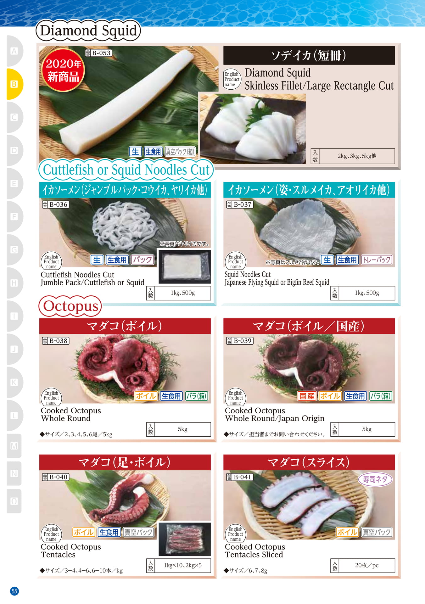 Squid・Octopus Cuttlefish Diamond Squid