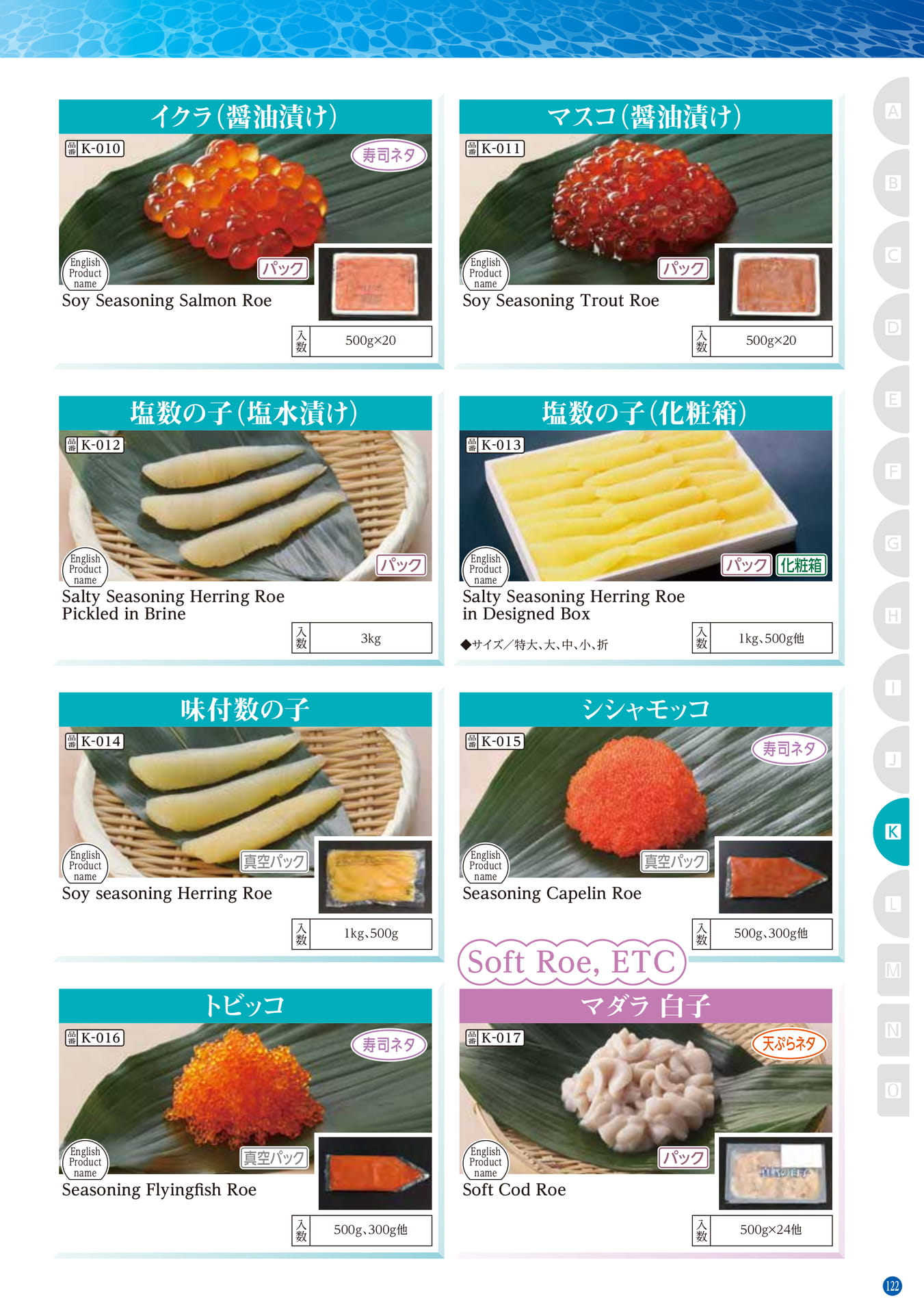 Fish Roe Soft Roe, ETC