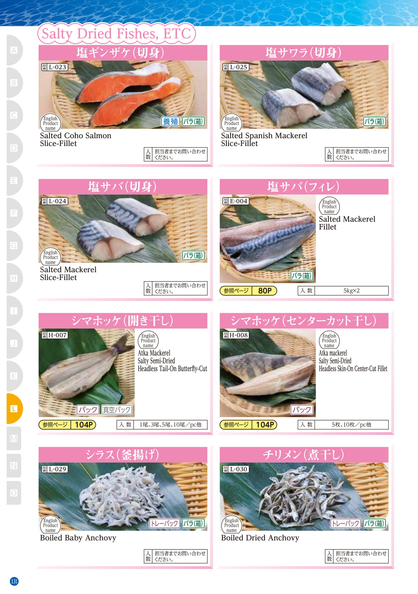 Salty Dried Fishes, ETC