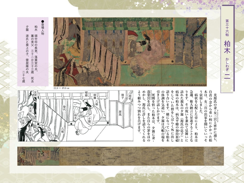 第三十六帖 柏木 かしわぎ 二