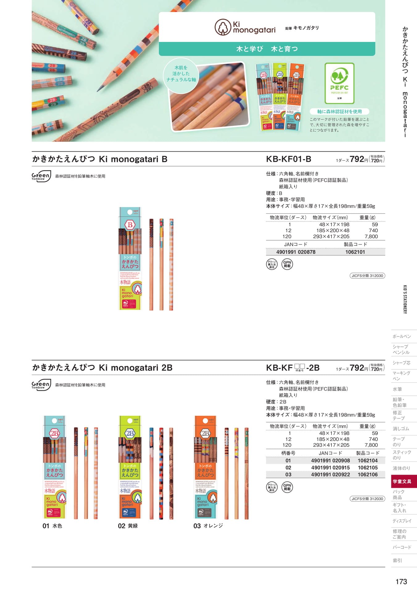 P173_Ki_monogatari鉛筆
