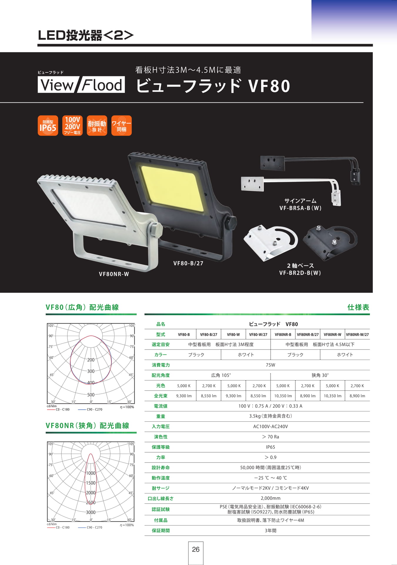 P26 LED投光器<2>