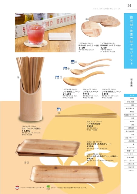 P024 間伐材・放置竹林プロジェクト