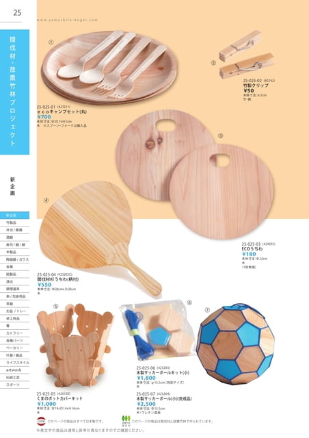 P025 間伐材・放置竹林プロジェクト