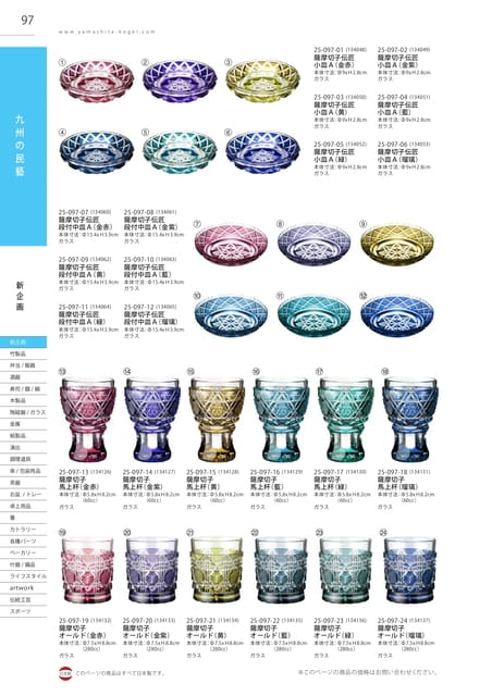 P097 九州の民藝 - 薩摩切子
