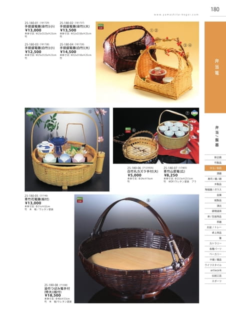 P180 弁当・飯器 - 弁当篭