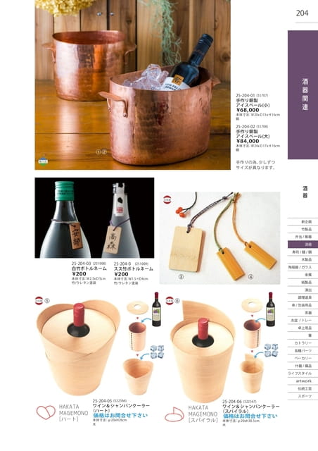 P204 酒器 - 酒器関連