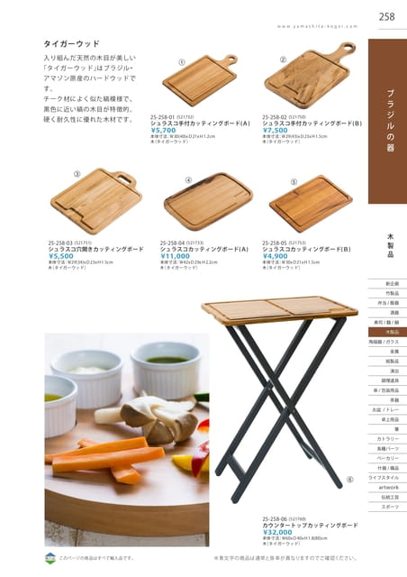 P258 木製品 - ブラジルの器