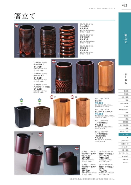 P432 卓上用品 - 箸立て