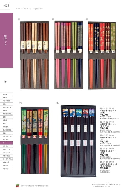 P473 箸 - 箸セット