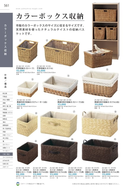 P561 什器／備品 - カラーボックス収納