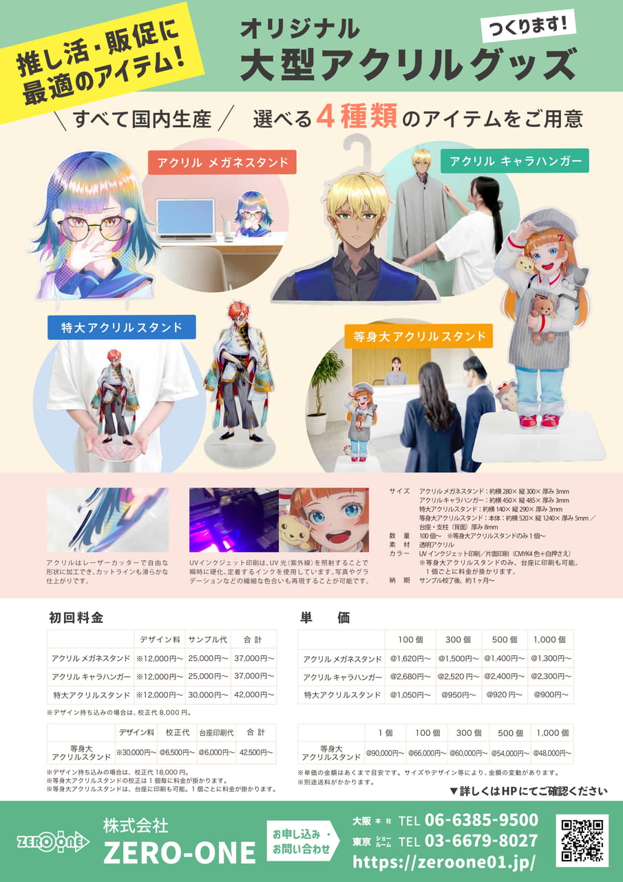 大型アクリルグッズ